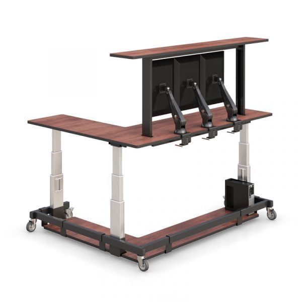 ergonomic height adjustable standing movable desk