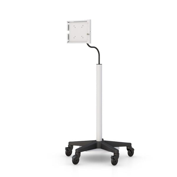 Height Adjustable Tablet Floor Stand Cart