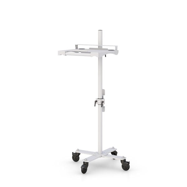 Height Adjustable Medical Tablet Carts on Wheels