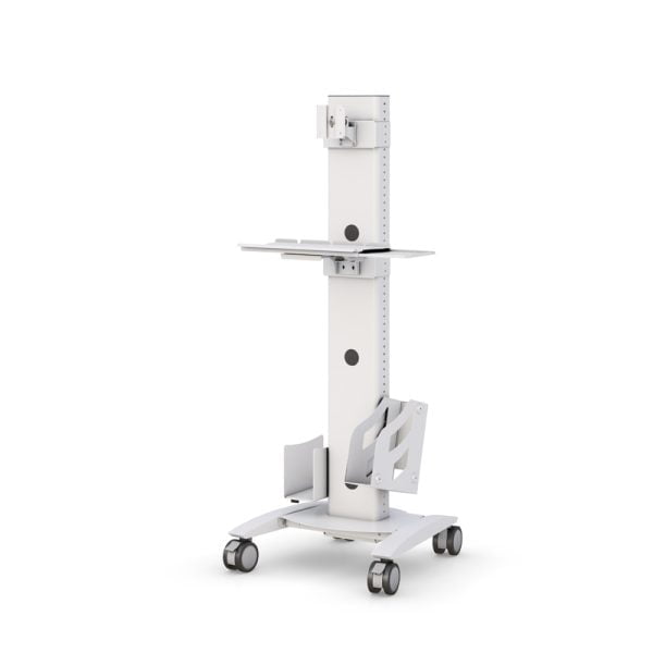 Ergonomic Height Adjustable Rolling Medical Equipment