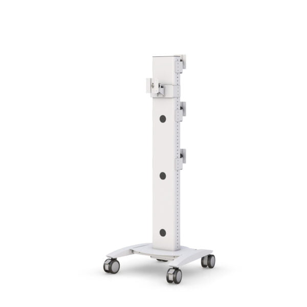 Mobile Monitor Mount Display Cart for Medical Professionals