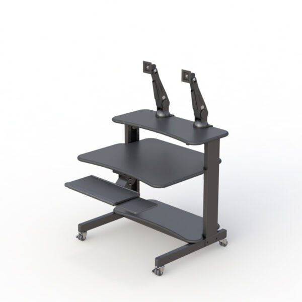 772277 Two Level Small Computer Desk Mount