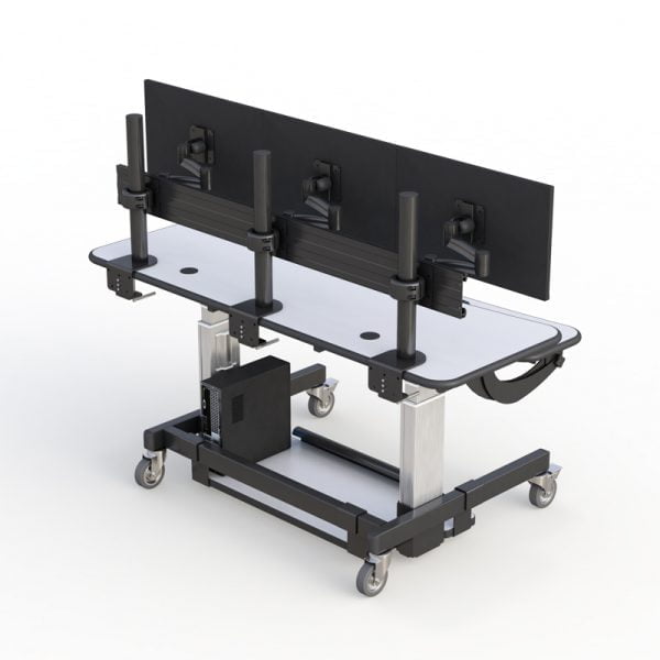ergonomic adjustable stand up workstation desk