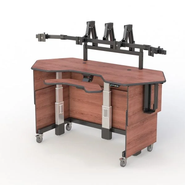 ergonomic adjustable stand up workstation desk