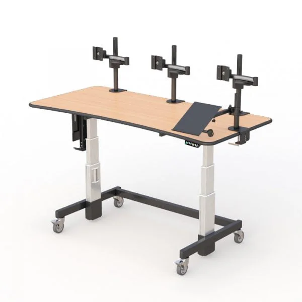 ergonomic adjustable standing computer desk