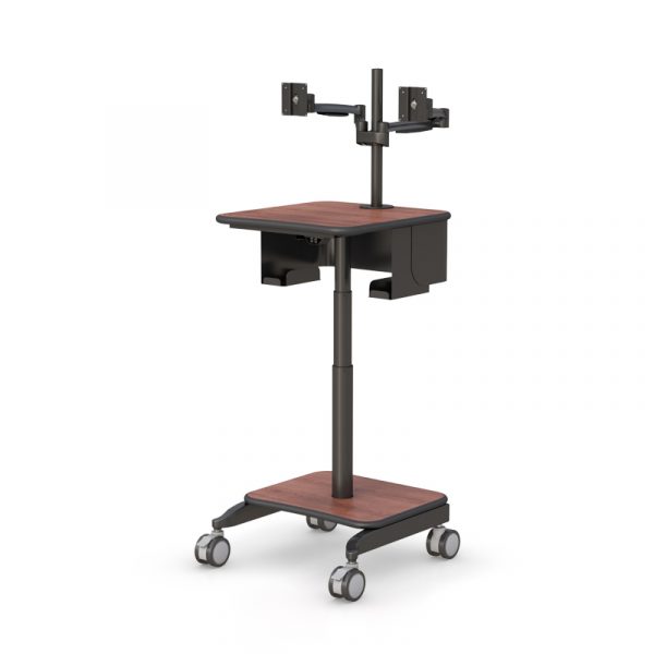 Height Adjustable Ergonomic Computer Cart