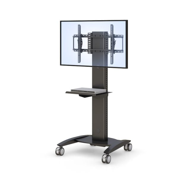 Ergonomic Rolling Telemedicine Monitor Stand