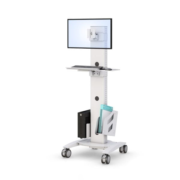 Height Adjustable Rolling Medical Equipment