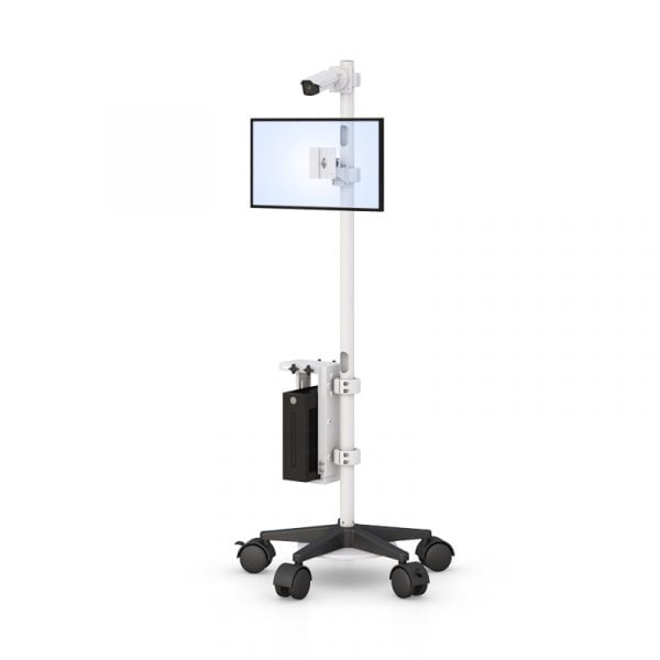 Standing Computer Medical Cart on Wheels