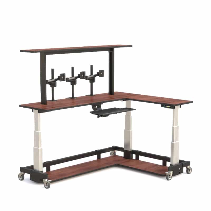 AFC Ergonomic Furniture: VersaLift L Shape Standing Movable Desk - Flexibility and Functionality for Your Workspace 4 AFC Ergonomic Furniture: VersaLift L Shape Standing Movable Desk - Flexibility and Functionality for Your Workspace - Image 4