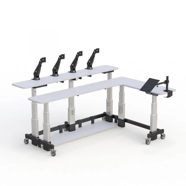 L Shaped Corner Stand-Up Desk