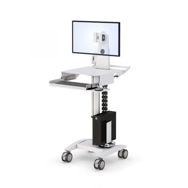 Height Adjustable Hospital Mobile Computer Server Cart