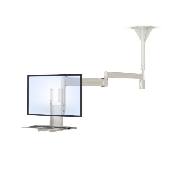 Height Adjustable Ceiling Mount for LCD Monitor Screen