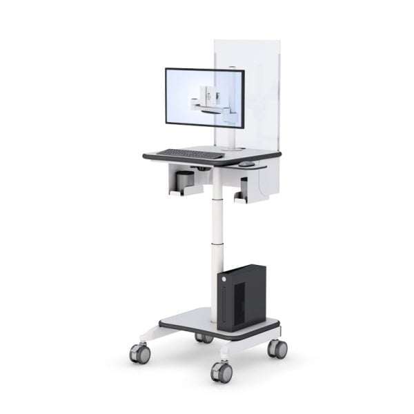 Telemedicine Rolling Monitor Stand