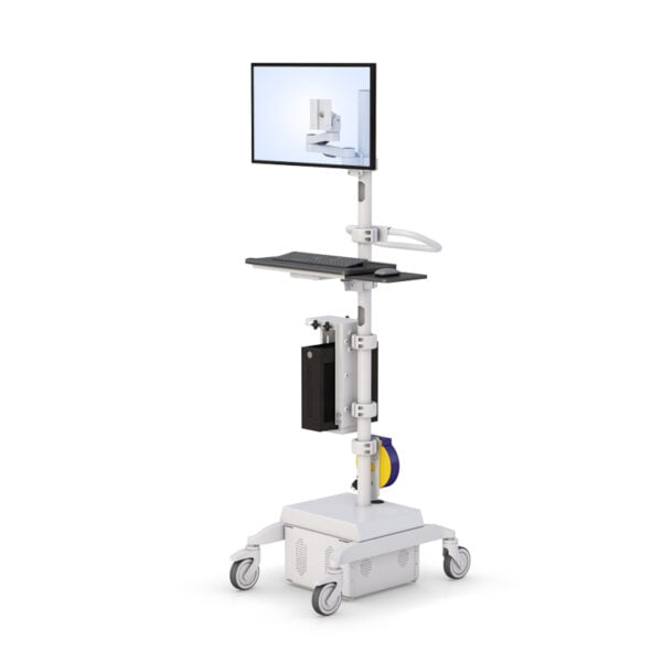 Computer Mobile Hospital Pole Cart
