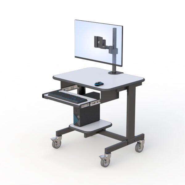Efficient Workspaces: AFC CompactMax: Space-Saving Small Office Computer Table