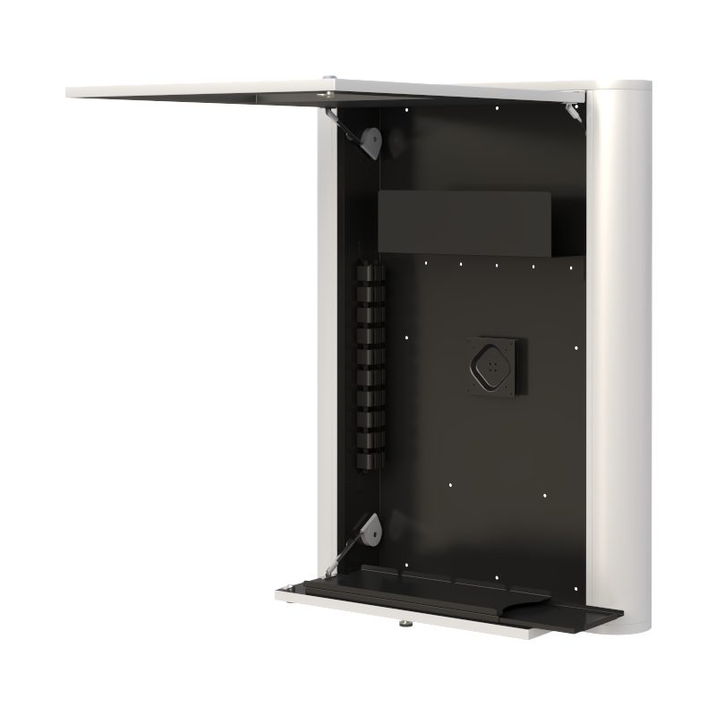 AFC Wall Mounted Computer Cabinet for Secure Storage and Easy Access - Image 4