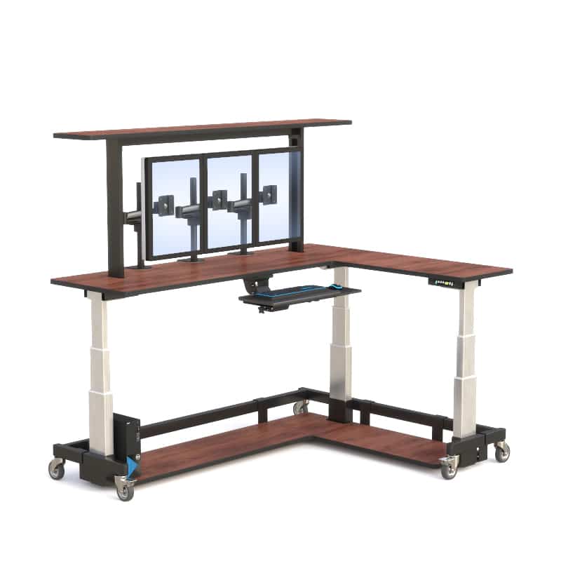 AFC Ergonomic Furniture: VersaLift L Shape Standing Movable Desk - Flexibility and Functionality for Your Workspace 5 AFC Ergonomic Furniture: VersaLift L Shape Standing Movable Desk - Flexibility and Functionality for Your Workspace - Image 5