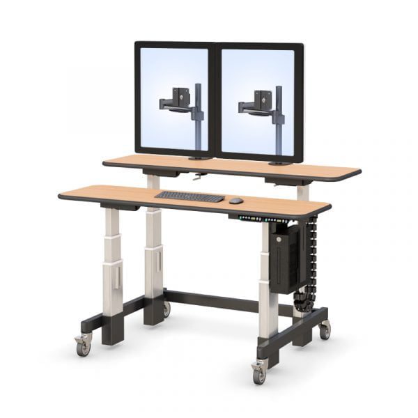 Radiology Dual-Tier Standing Desk