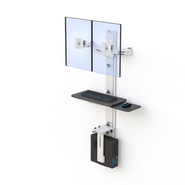 Computer Monitor Wall Mount Track System