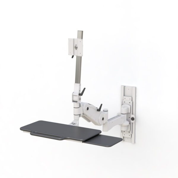 Flexible Comfort: AFC Wall Mounted Computer Arm with Keyboard Mount - Image 4