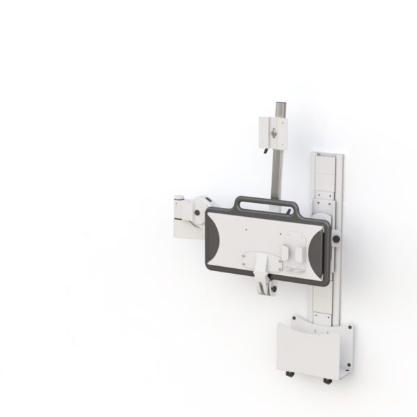 Healthcare Workstations: Wall-Mounted Foldable Computer Workstation - Image 3