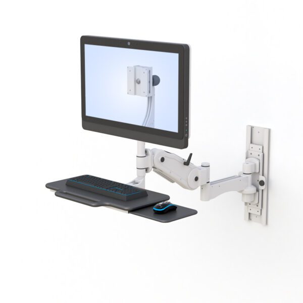 Ergonomic Productivity: AFC's Wall Mounted Computer Display and Keyboard Arm - Image 3