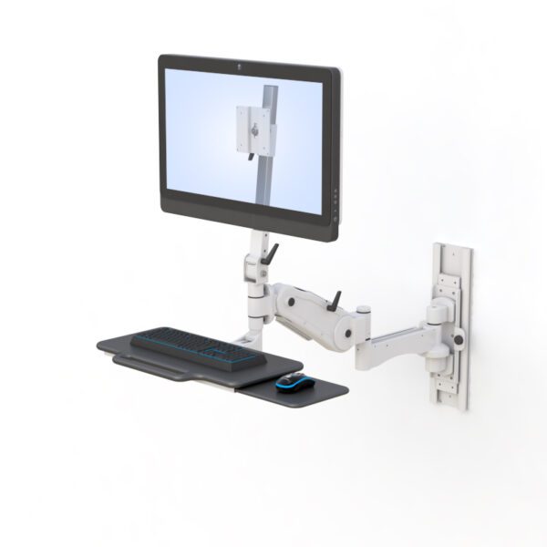 Flexible Comfort: AFC Wall Mounted Computer Arm with Keyboard Mount - Image 2