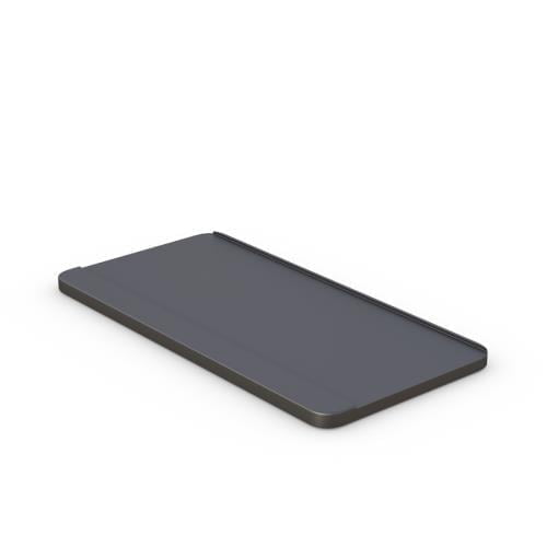 771324 anti slip surface plastic keyboard arm tray