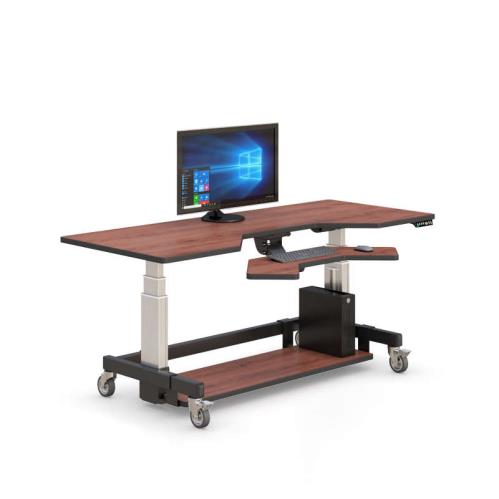 771411 height adjustable ergonomic standing computer desk