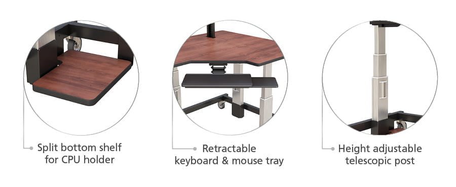 ergonomic stand up desk accessories