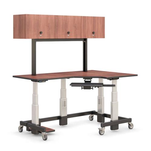 771426 ergonomic stand up desk with storage