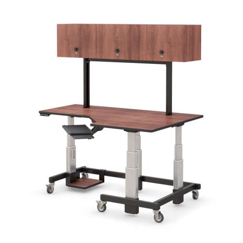 771426 l shaped ergonomic stand up desk