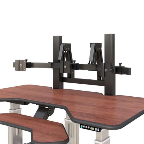 771462 adjustable desk for radiology imaging associates with electronic control buttons