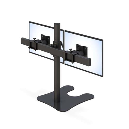 771588 freestanding 2 monitor desk stable stand