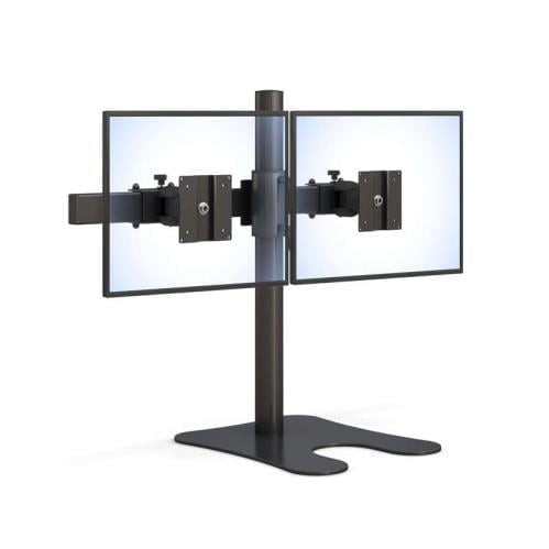 771588 freestanding dual computer monitor stable stand