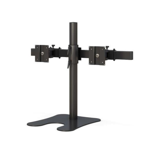 771588 freestanding dual monitor mount arm desk stable stand