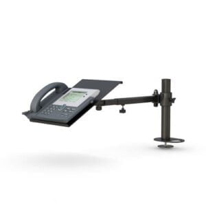 771607 desk mounted phone tray with arm