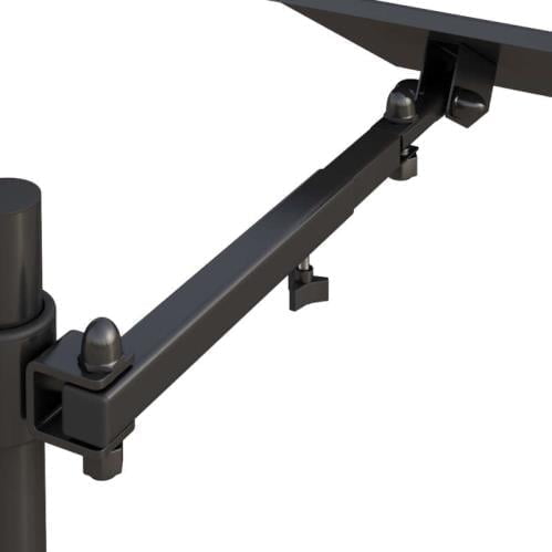771607 desk mounted phone tray with extendable arm