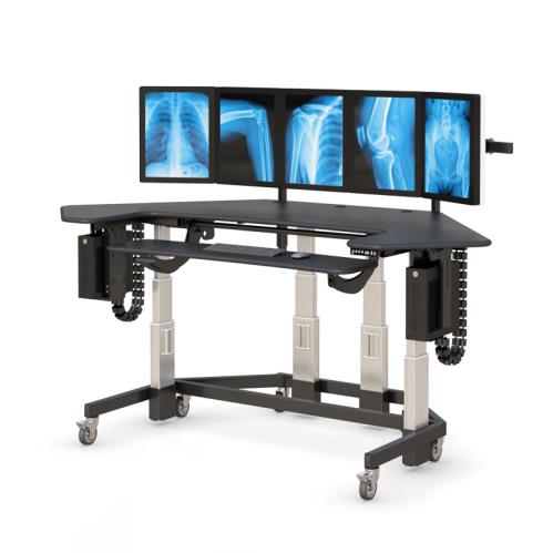 771639 ergonomic adjustable desk
