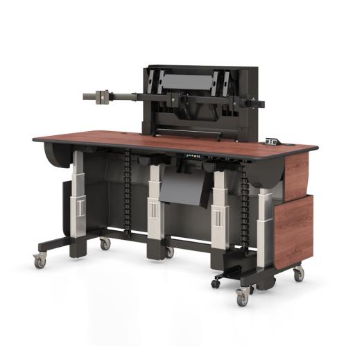 771640 ergonomic standing desk for pacs medical workstations