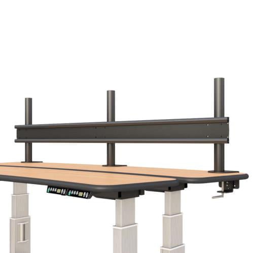 771662 stand desk ergonomic electric sit desk monitor holder on extendable z arm