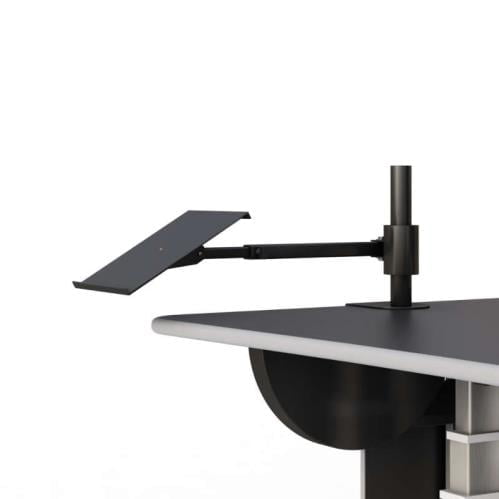 771721 stand up desk for pacs workstation metal phone holder