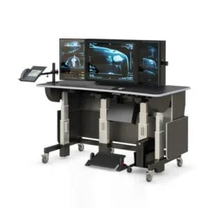 771721 stand up desk for pacs workstations