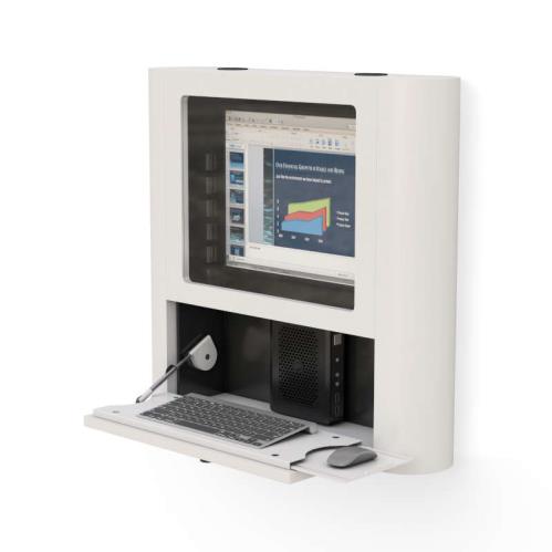 771746 wall mount computer workstation