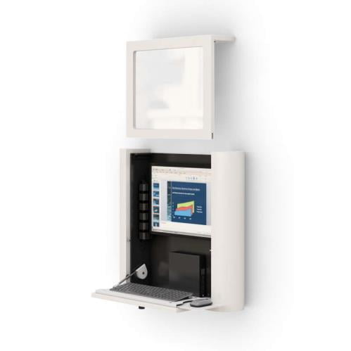 771746 wall mounted computer workstation cabinet