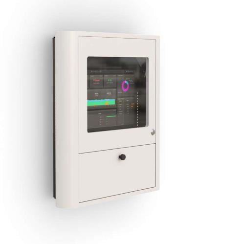 771805 wall mounted workstation with panel door