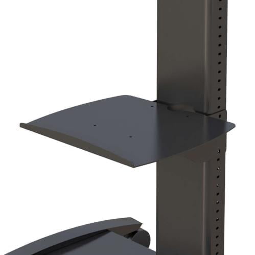 771830 monitor video wall on wheels convenient front shelf