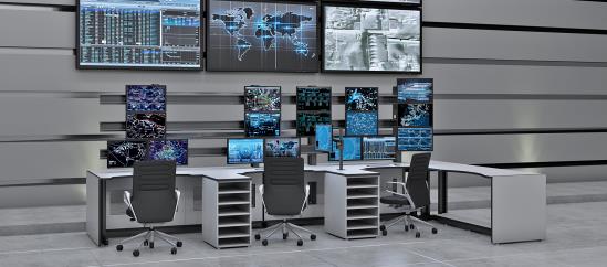 771832 multi operator command center control console