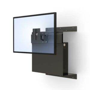771856 wall mounted cpu holder with monitor mount